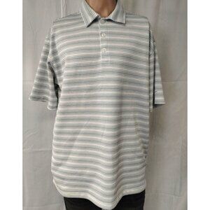 Nike Men's White Golf Shirt/Polo/Short Sleeve SzL SKU3868